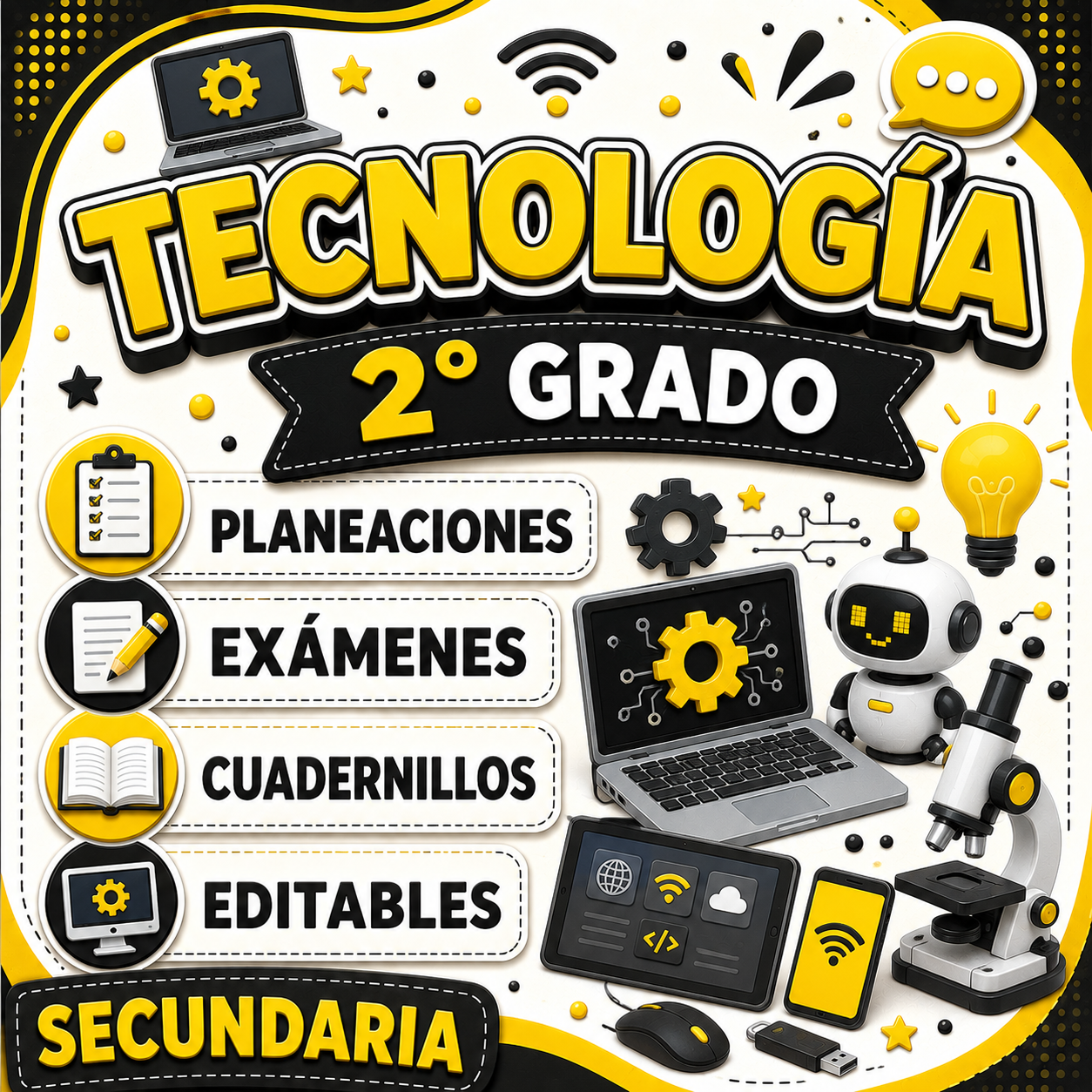 Tecnología Paquete 2° Grado de Secundaria