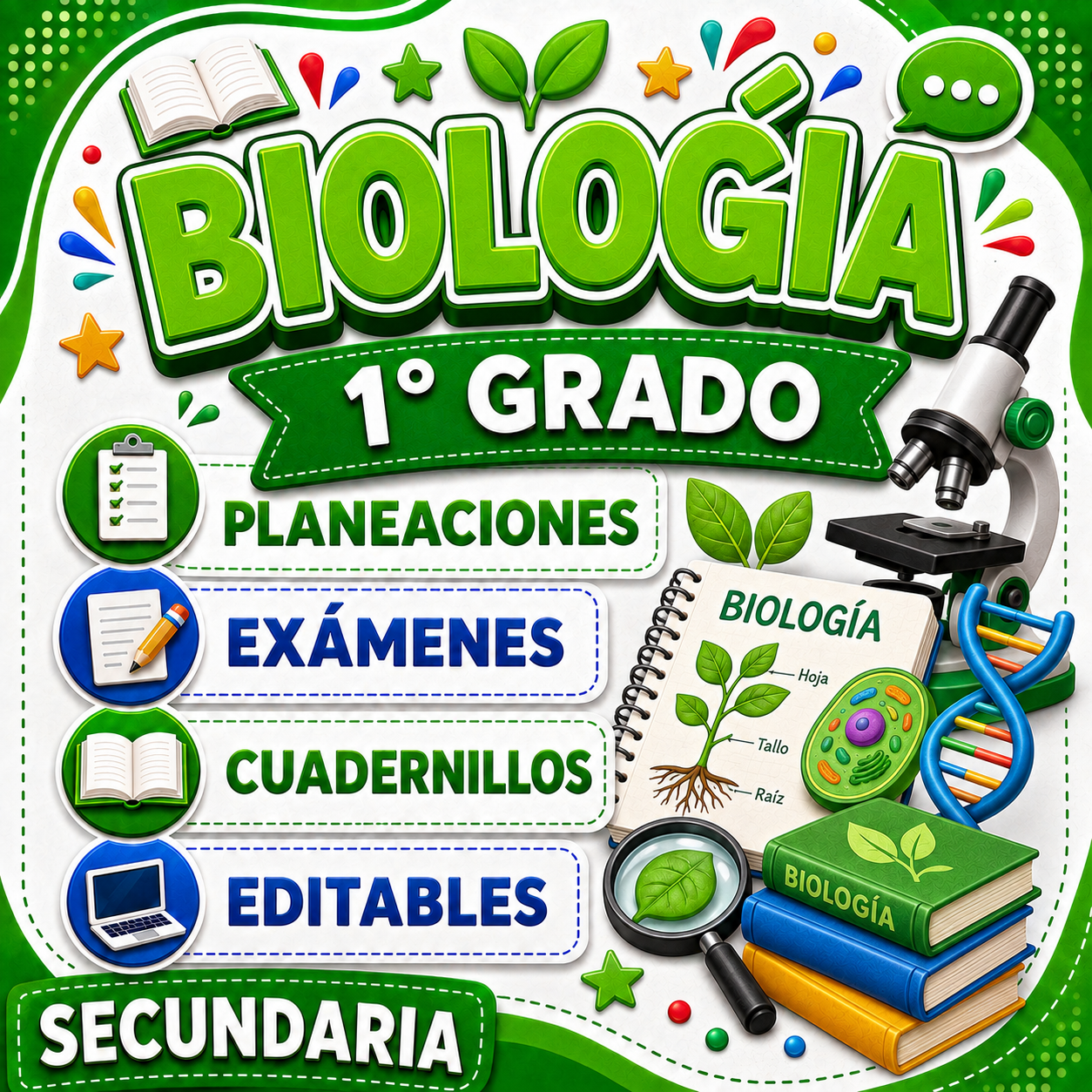 Biología Ciencias Paquete 1° de Secundaria