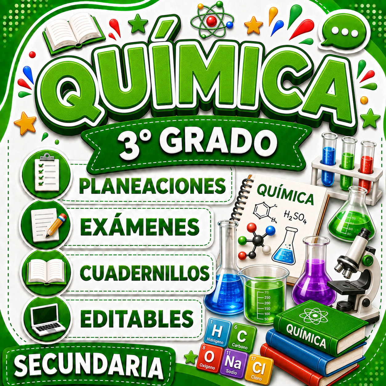Quimica Ciencias Paquete 3° de Secundaria