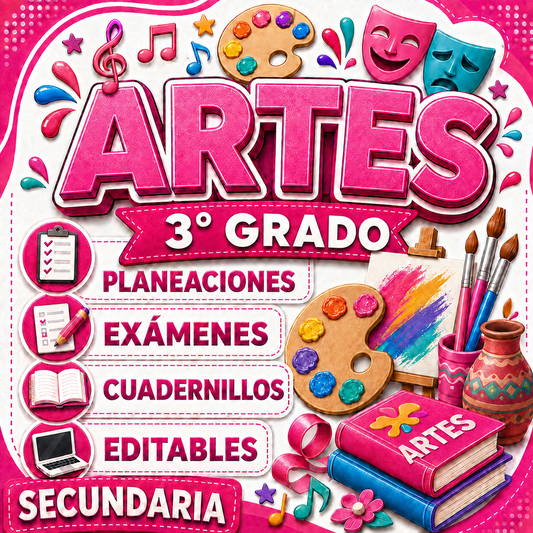 Artes Paquete 3° Grado de Secundaria