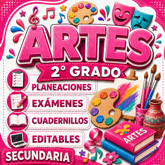 Artes Paquete 2° Grado de Secundaria