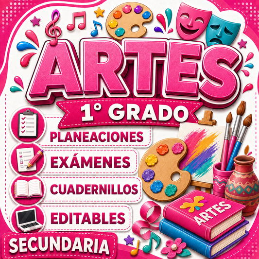 Artes Paquete 1° Grado de Secundaria