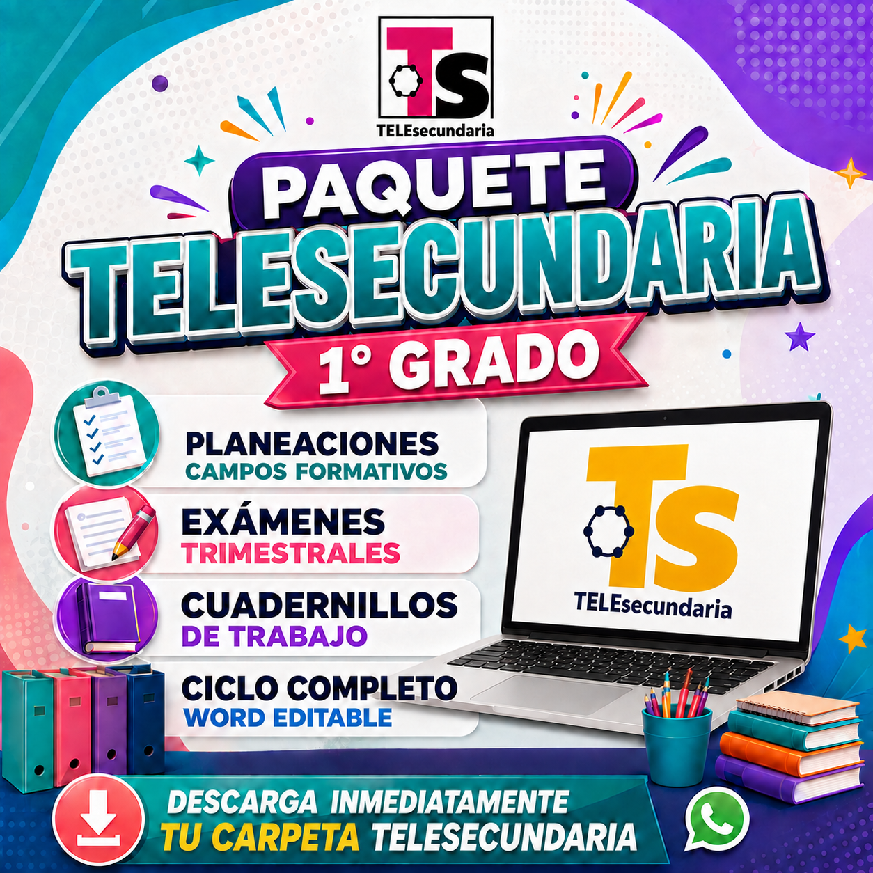 Planeaciones Paquete TELESECUNDARIA 1° Grado