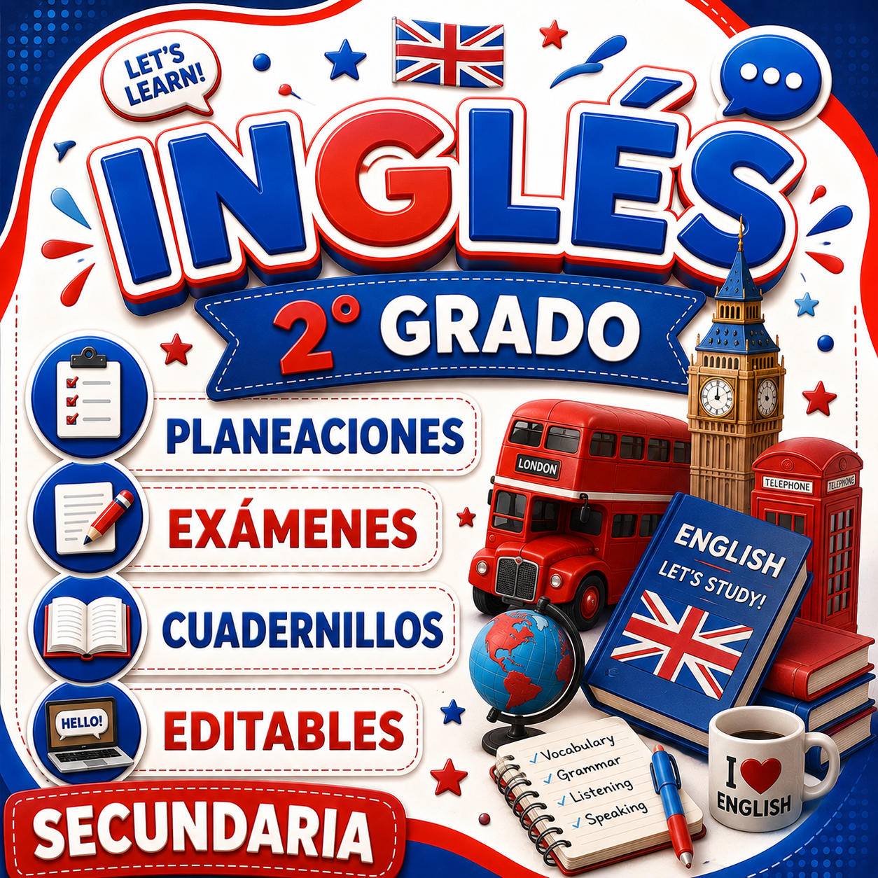 Inglés Paquete 2° Grado de Secundaria