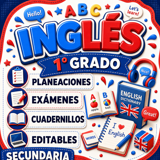Inglés Paquete 1° Grado de Secundaria